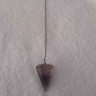 pendule cone amethyste