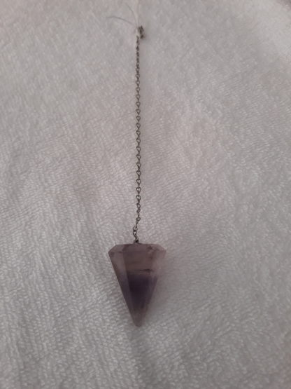 pendule cone amethyste